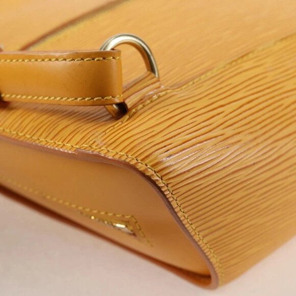 LOUIS VUITTON Epi Mabillon Backpack Yellow M52239 LV Auth 136925 - Picture 5 of 16